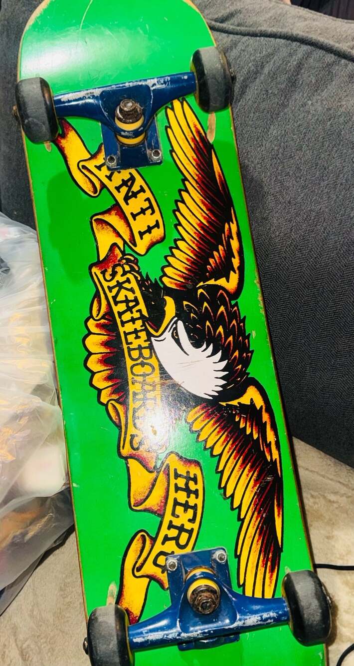 Anti-Hero Classic Eagle Skateboard Complete - Green